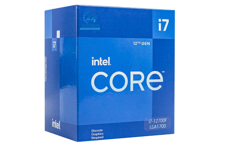 CPU Core i7-12700F với tốc độ xử lý cao